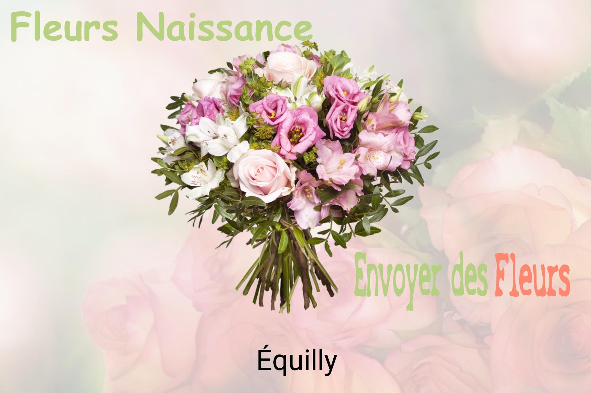 Bouquet de fleurs de naissance livré à Équilly